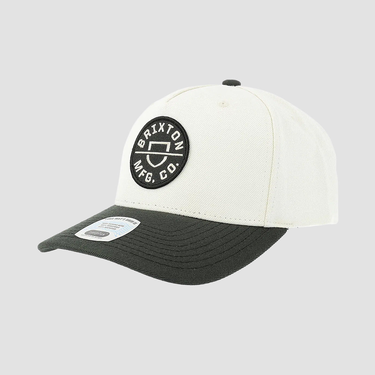 Brixton Crest C MP Snapback Cap Black/Off White