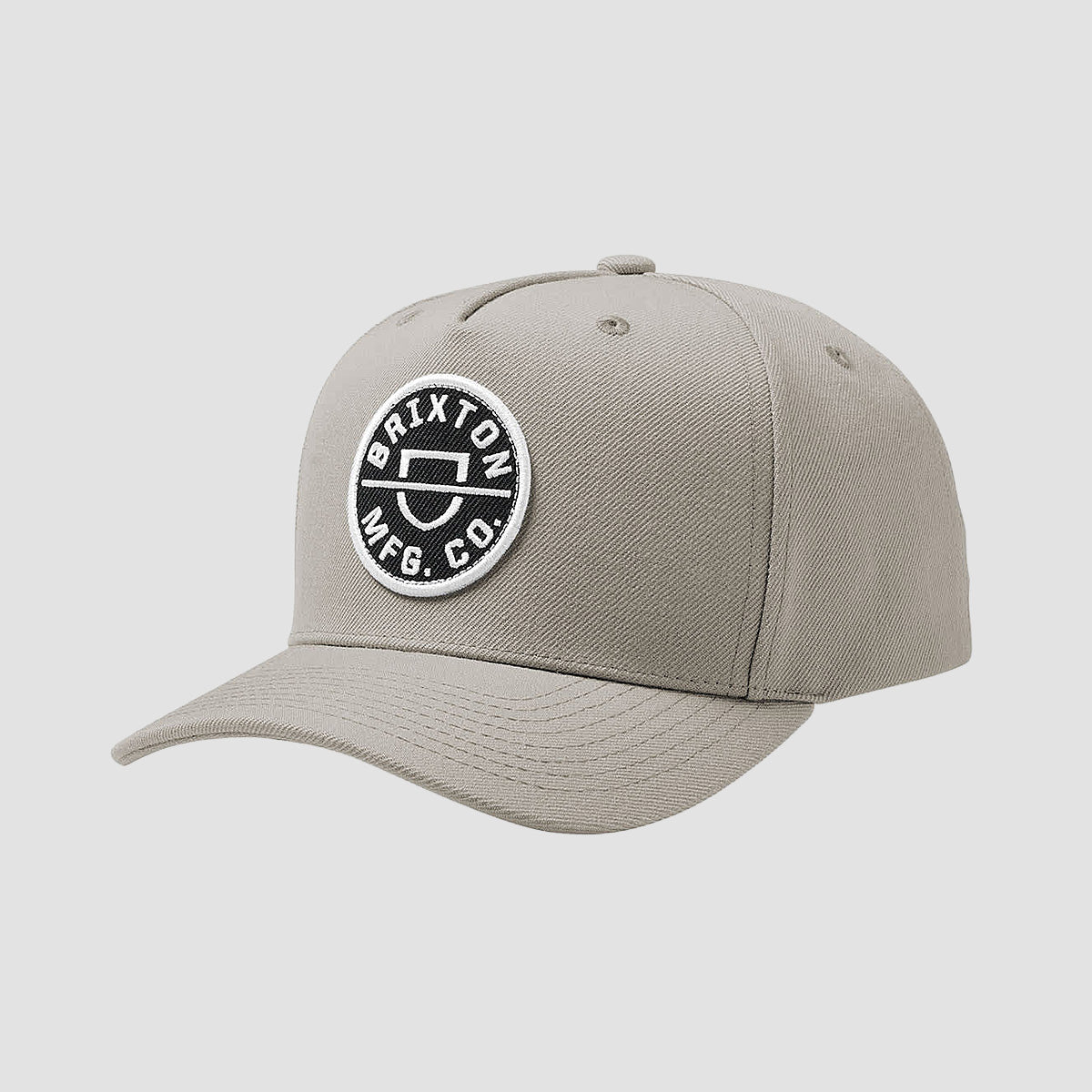 Brixton Crest C MP Snapback Cap Cinder Grey