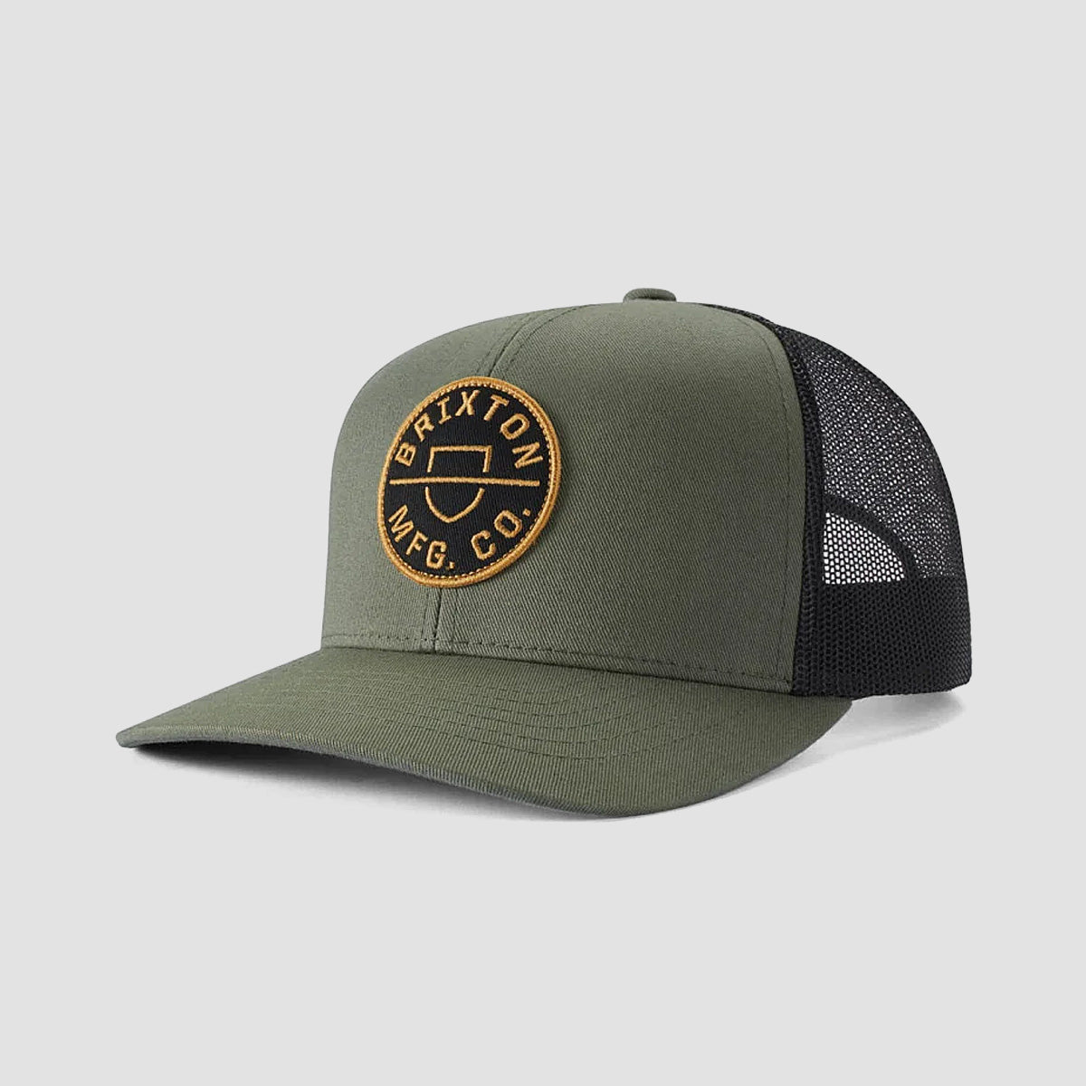 Brixton Crest MP Mesh Cap Military Olive