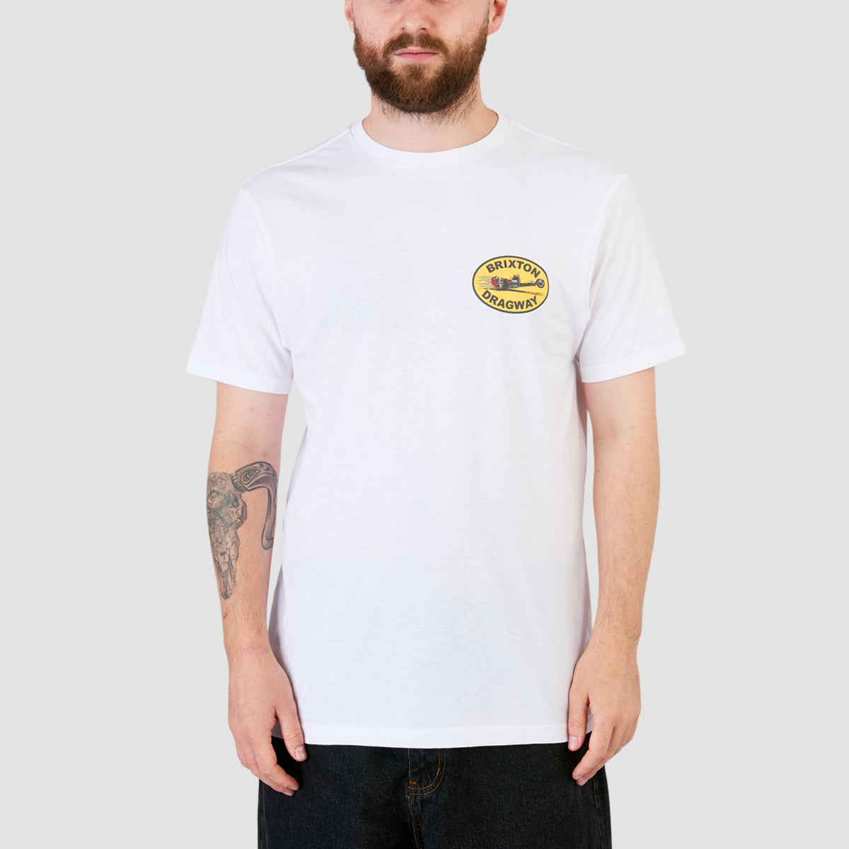 Brixton Dragway Tailored T-Shirt White