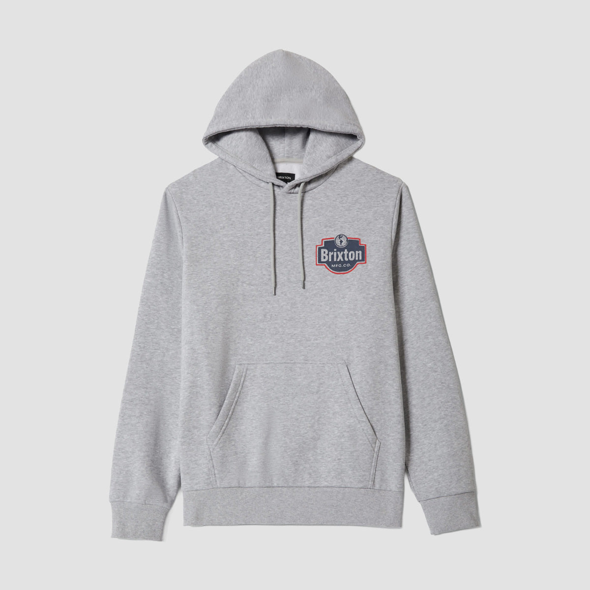 Brixton Genuine Quality Pullover Hoodie Gunmetal Heather