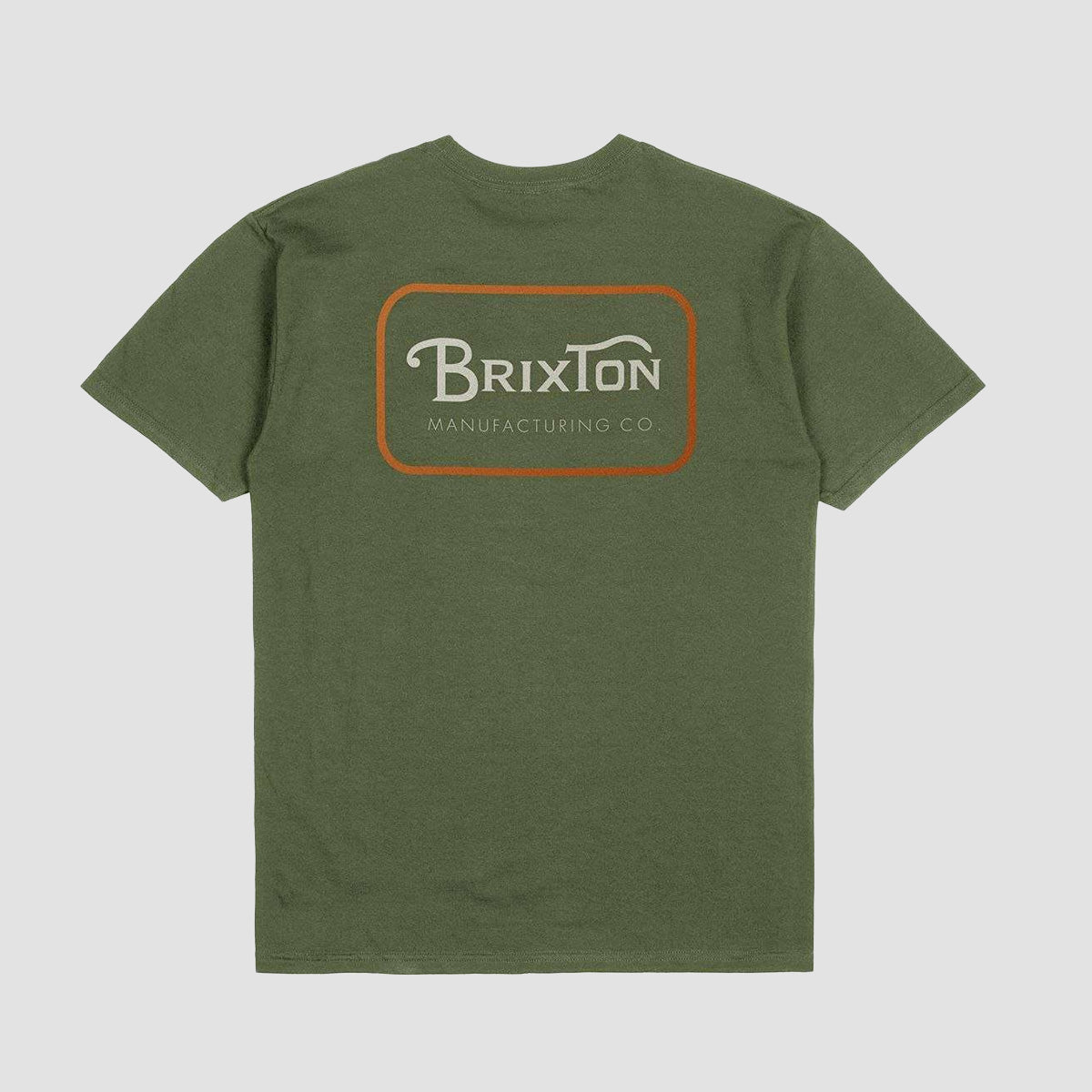 Brixton Grade T-Shirt Ivy Green/Rust/Off White