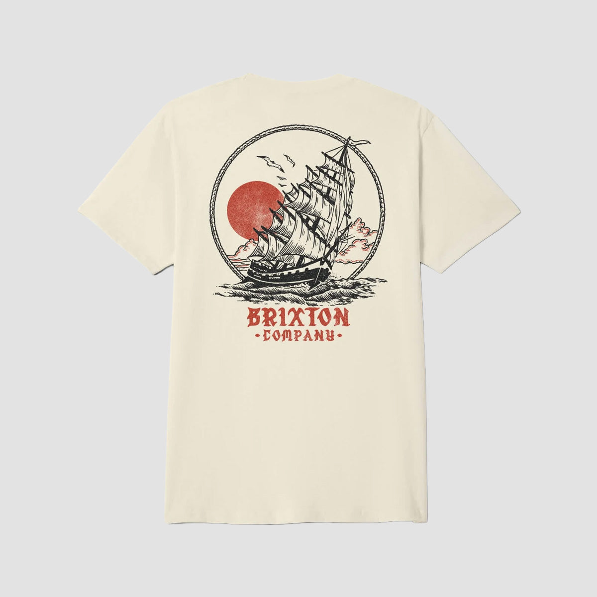 Brixton High Seas T-Shirt Cream