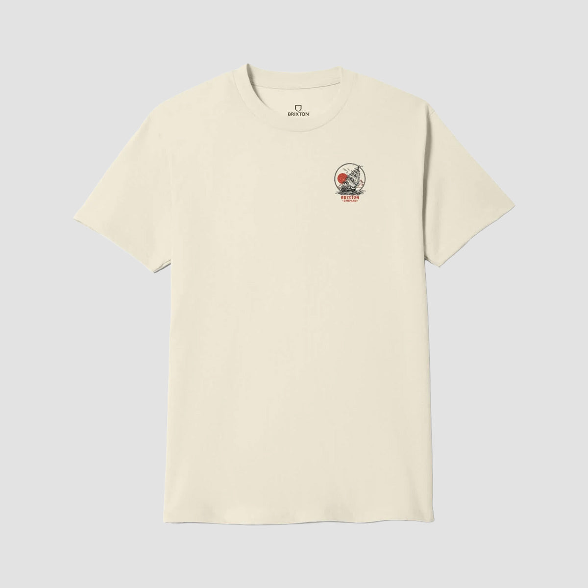 Brixton High Seas T-Shirt Cream