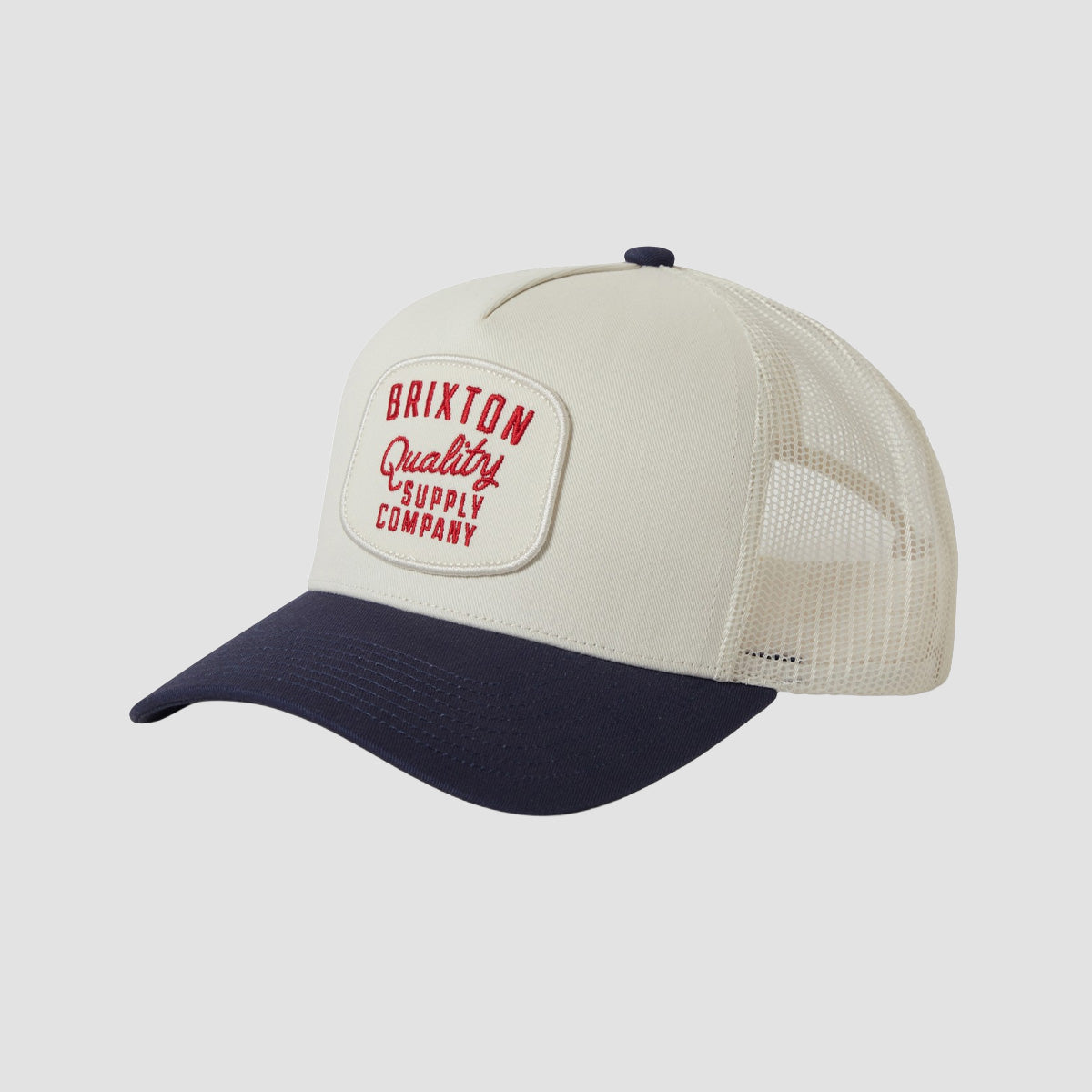 Brixton Hubal C MP Trucker Cap Off White/Midnight Blue