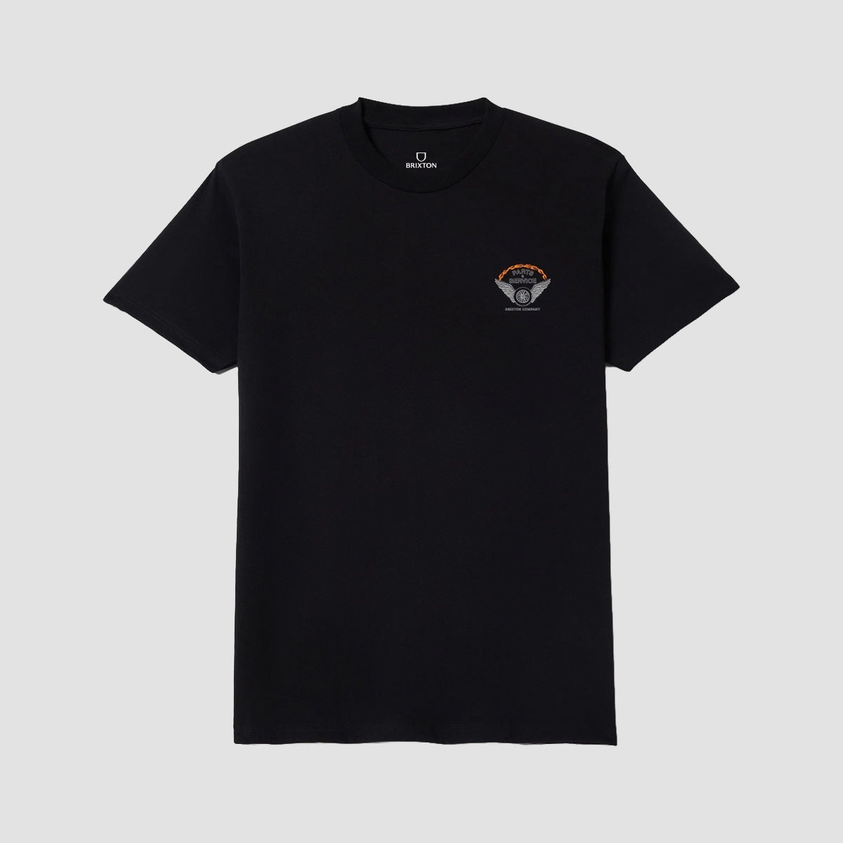 Brixton Leeway T-Shirt Black Worn Wash