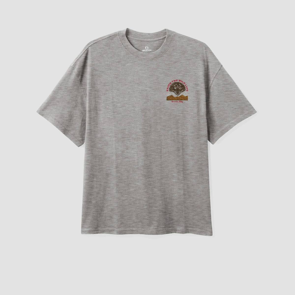 Brixton Mercy T-Shirt Heather Grey