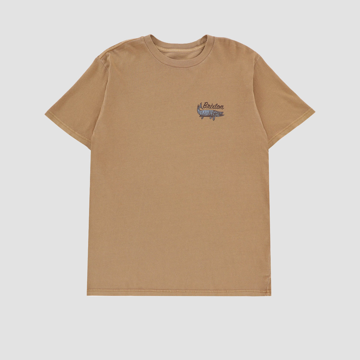 Brixton Muskie T-Shirt Dijon Worn Wash