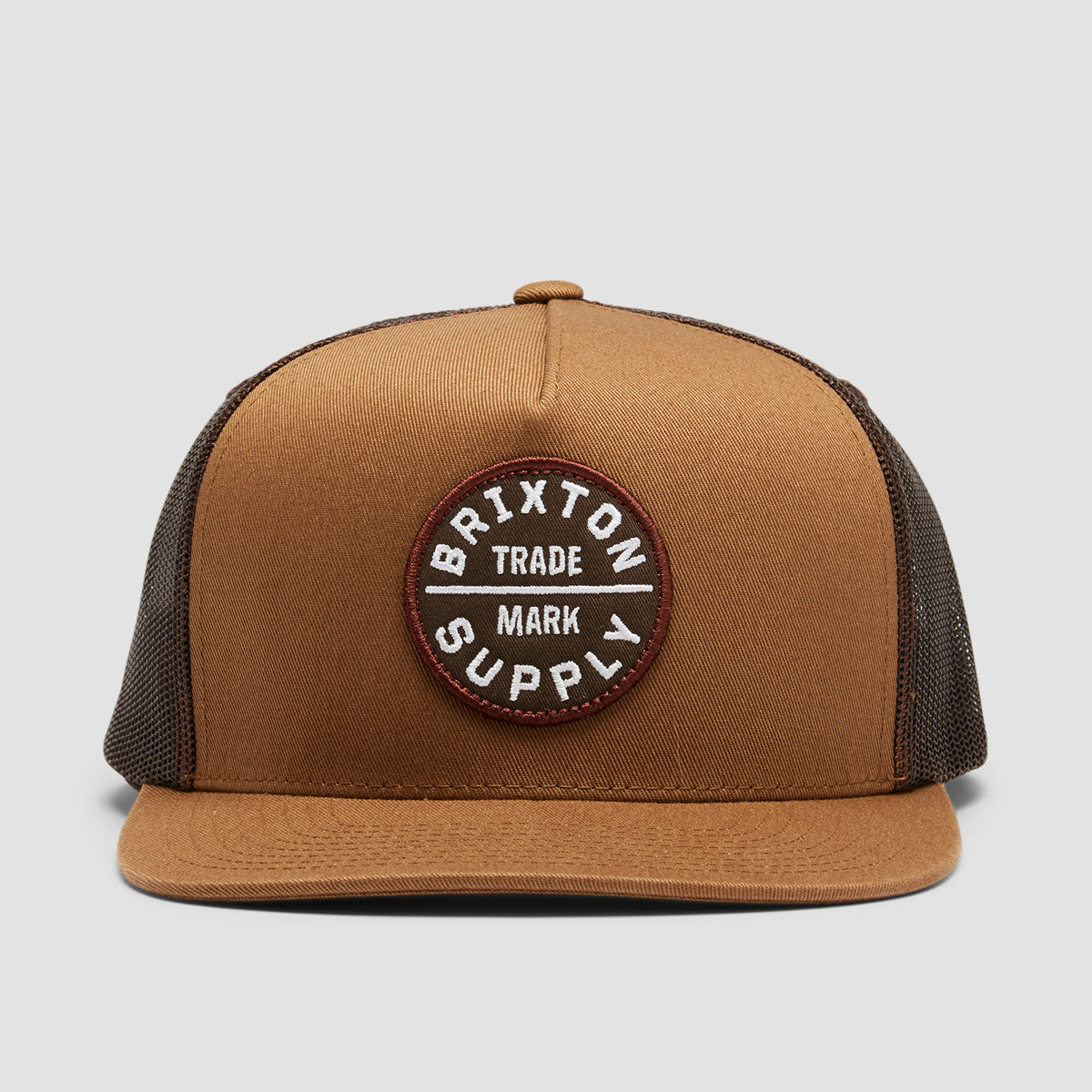 Brixton Oath MP Trucker Cap Light Brown/Sepia