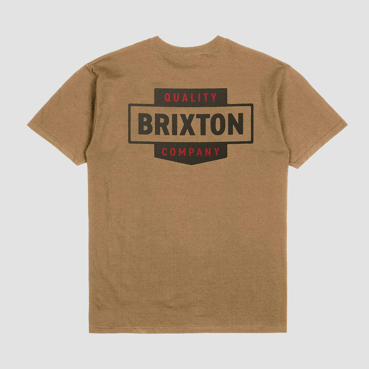 Brixton Osborn T-Shirt Tobacco Brown Worn Wash