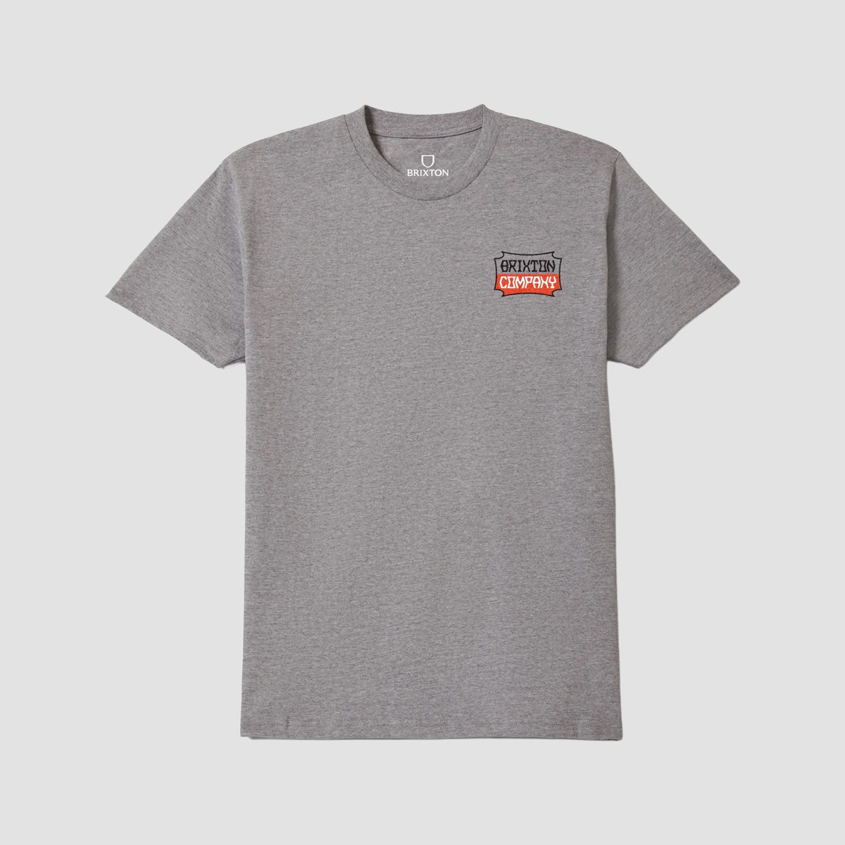 Brixton Pillar T-Shirt Heather Grey