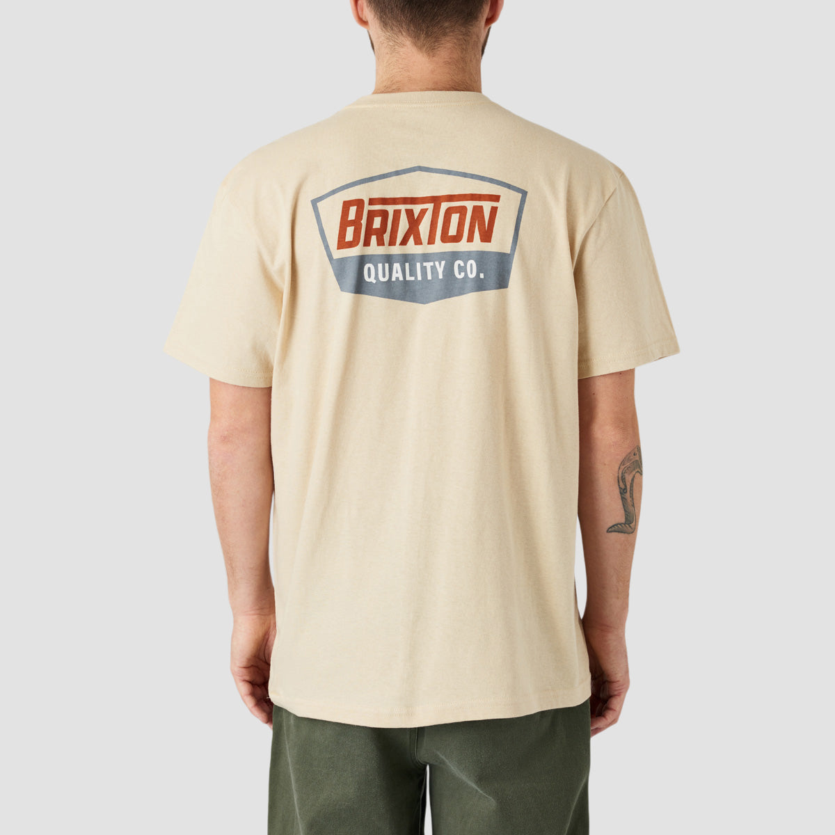 Brixton Regal T-Shirt Cream/Barn Red