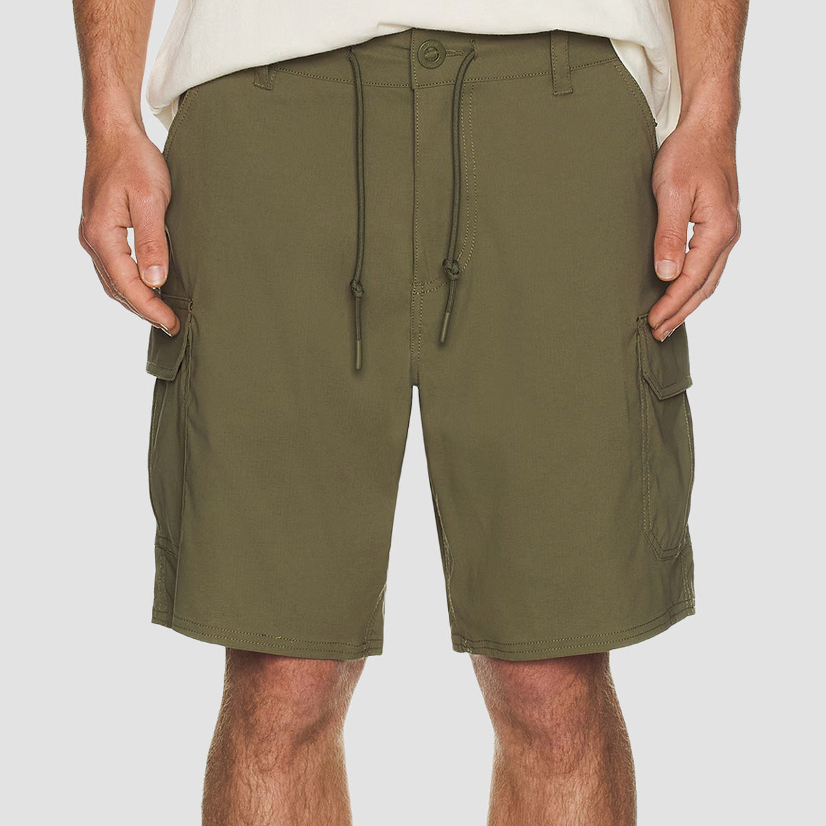 Brixton Shyft Stretch Cargo Shorts Ivy Green