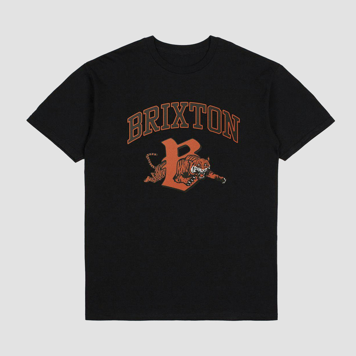 Brixton Tiger T-Shirt Black Worn Wash