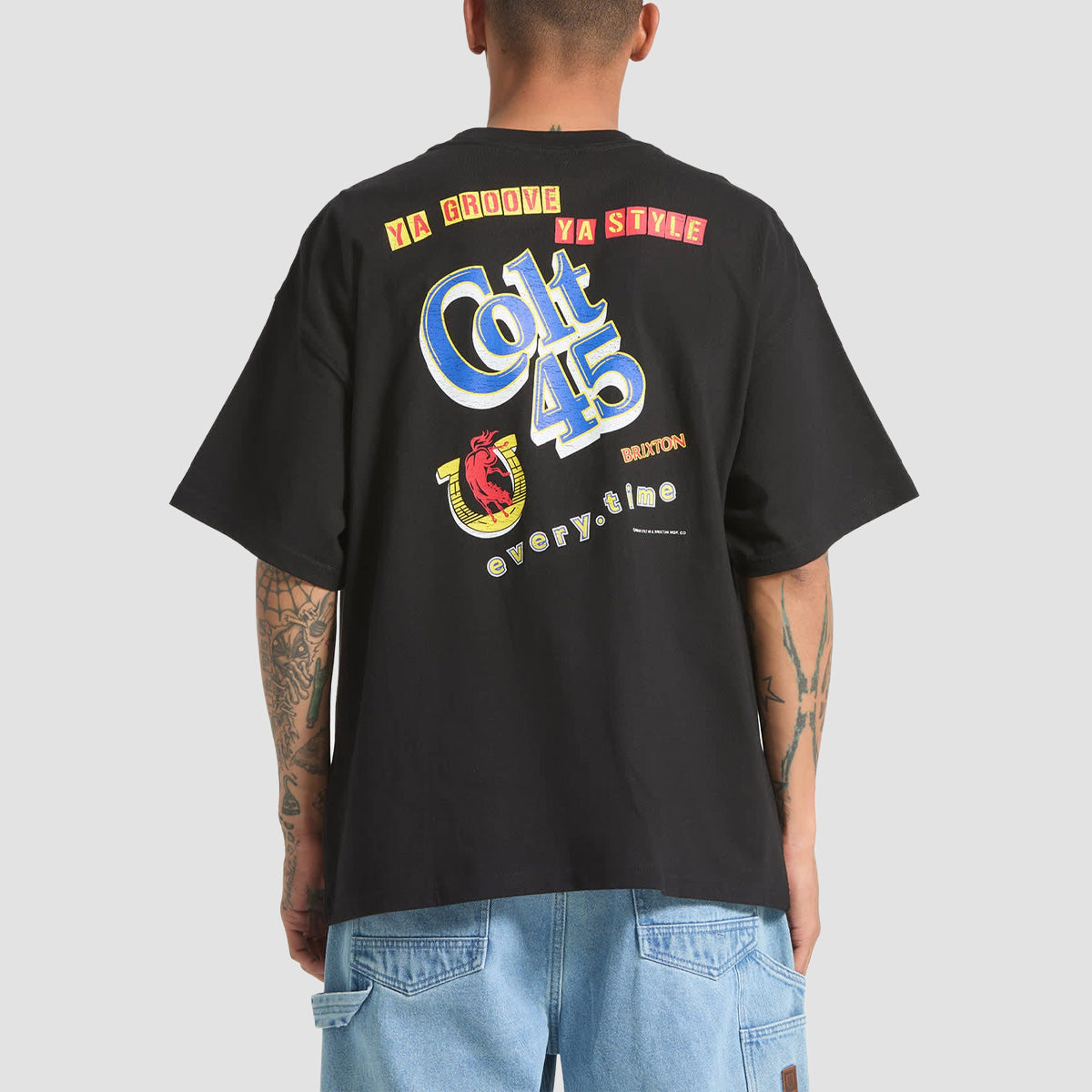 Brixton X Colt 45 Everytime Oversize T-Shirt Black