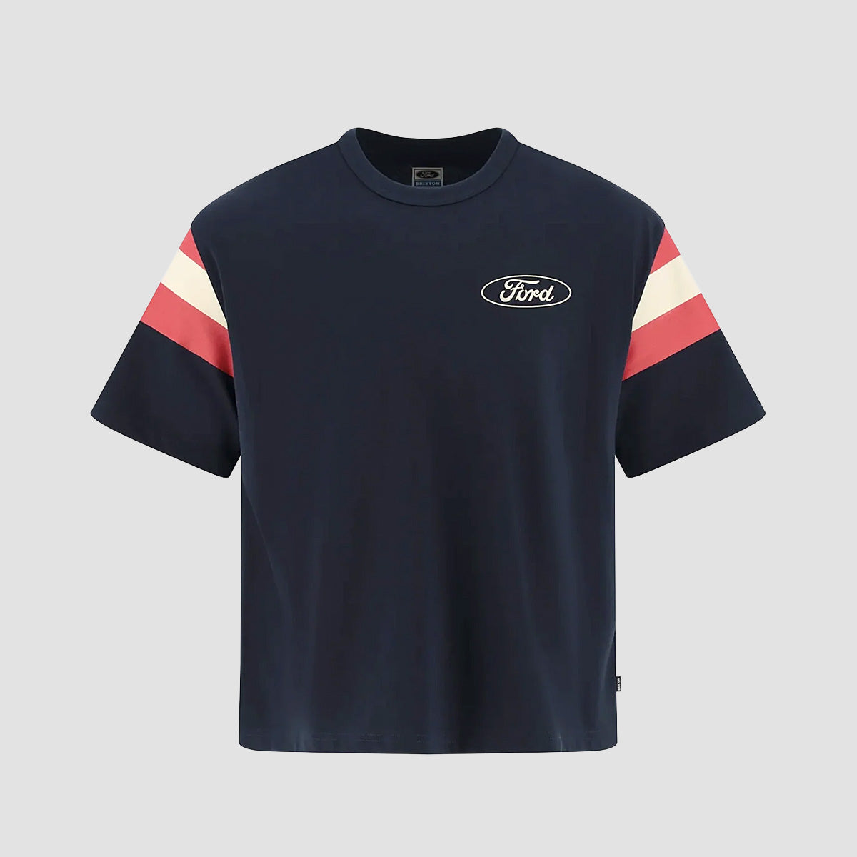 Brixton X Ford Built Tough Jersey T-Shirt American Navy