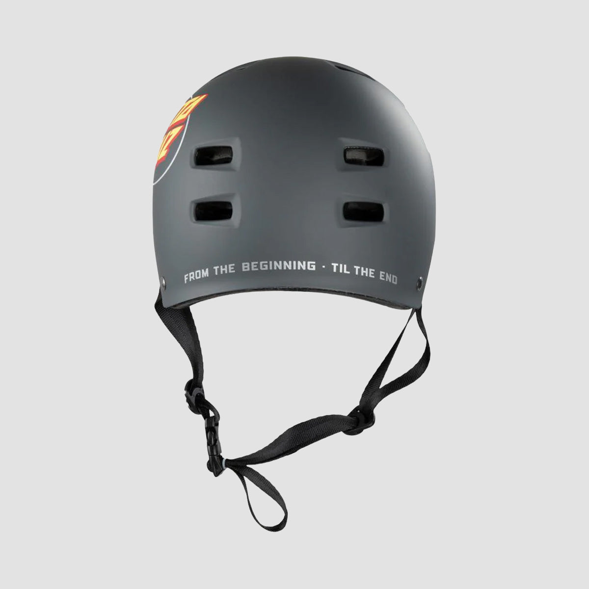 Bullet x Santa Cruz Oval Dot Helmet Matte Charcoal