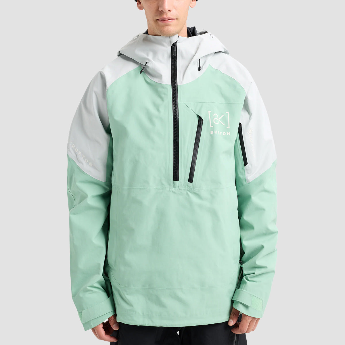 Burton [ak] Velocity GORE‑TEX 2L Anorak Snow Jacket Soft Sage/Gray Cloud