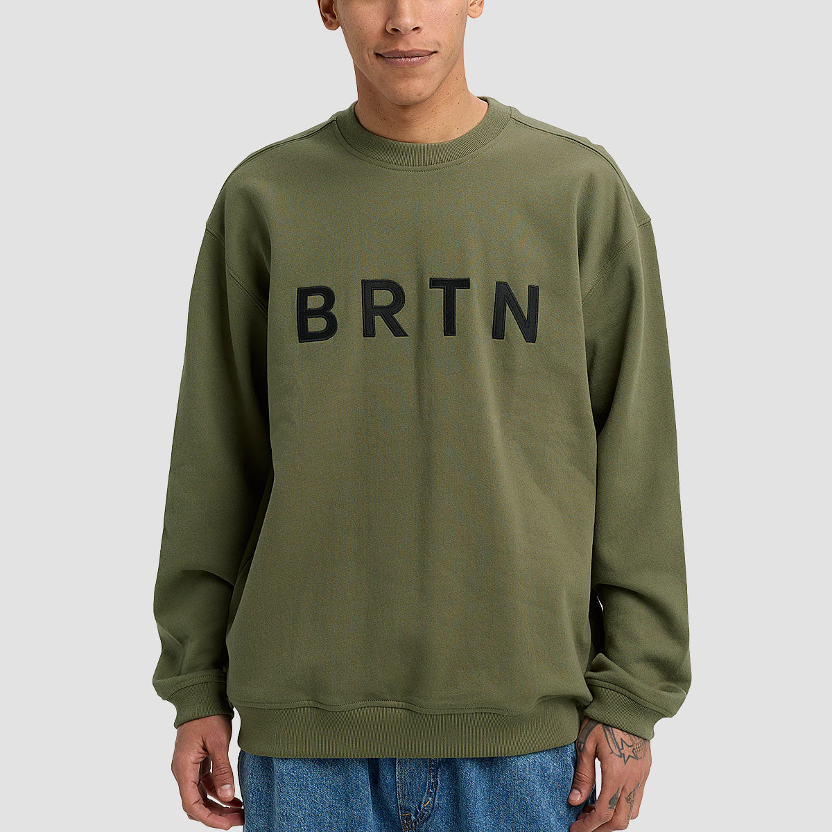 Burton BRTN Crew Sweatshirt Forest Moss