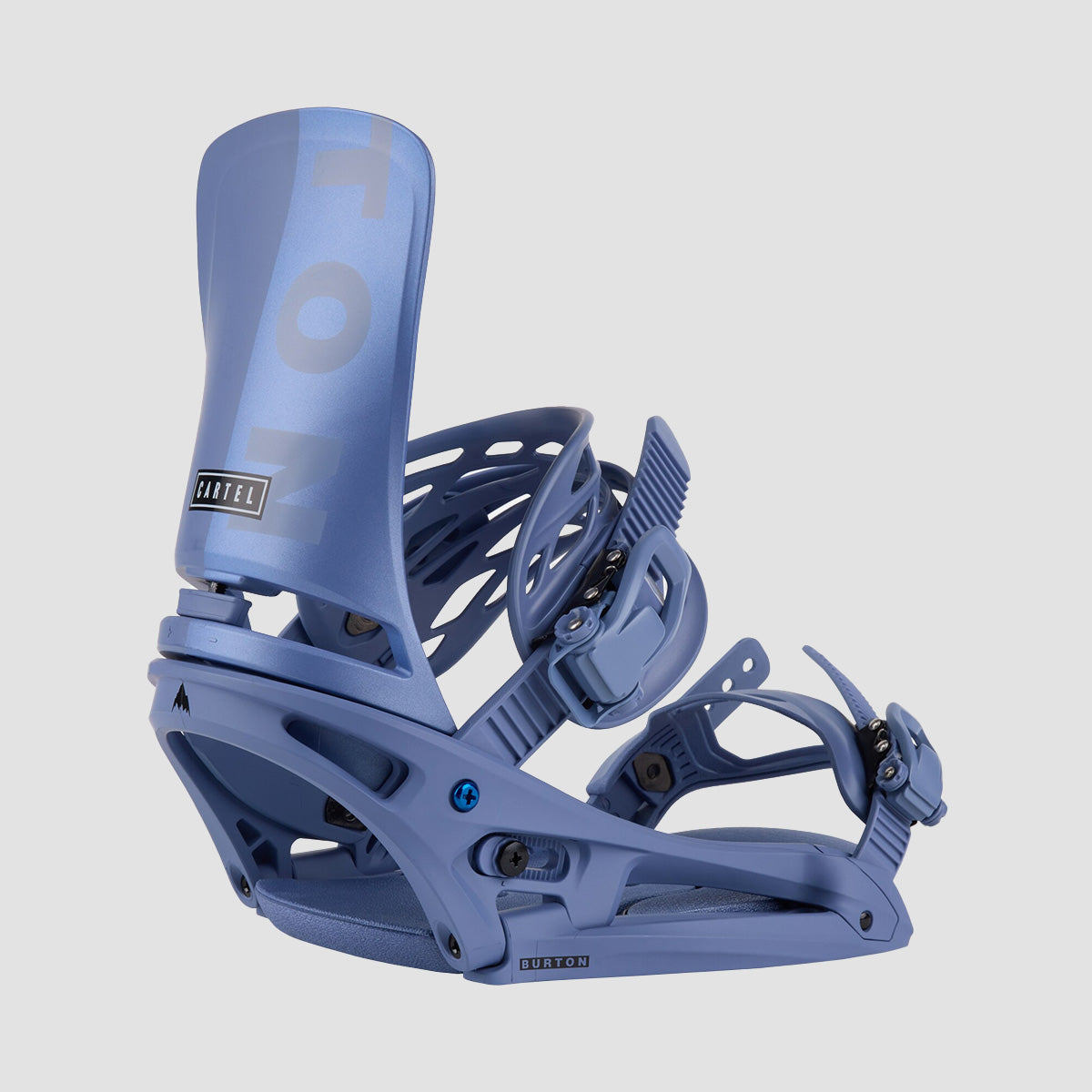 Burton Cartel EST Snowboard Bindings Slate Blue/Logo