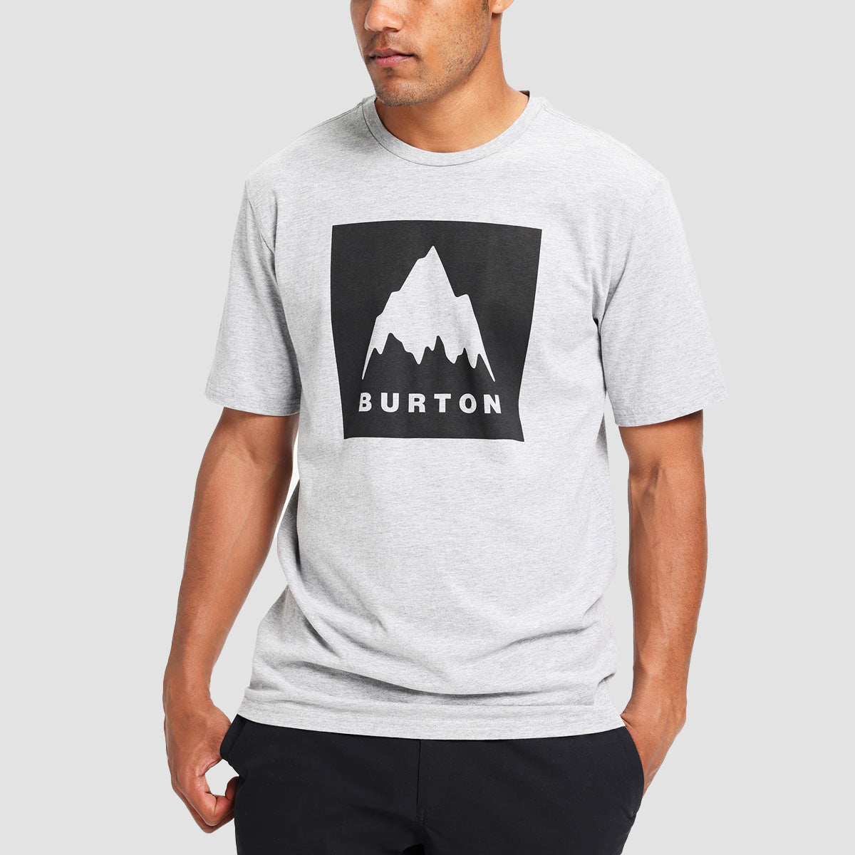 Burton Classic Mountain High T-Shirt Grey Heather