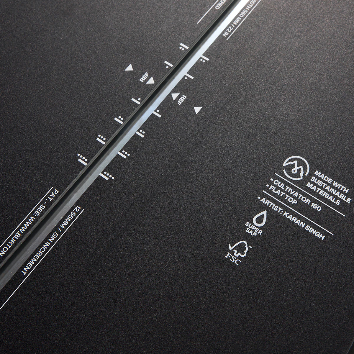 Burton Cultivator Flat Top Snowboard Chain Link 160cm