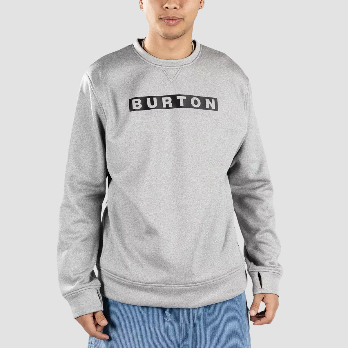 Burton Oak Crewneck Fleece Grey Heather