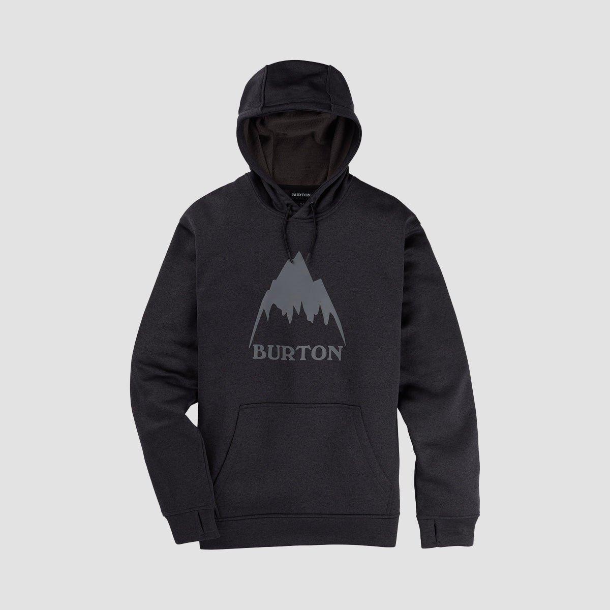 Burton Oak Pullover Hoodie True Black Heather