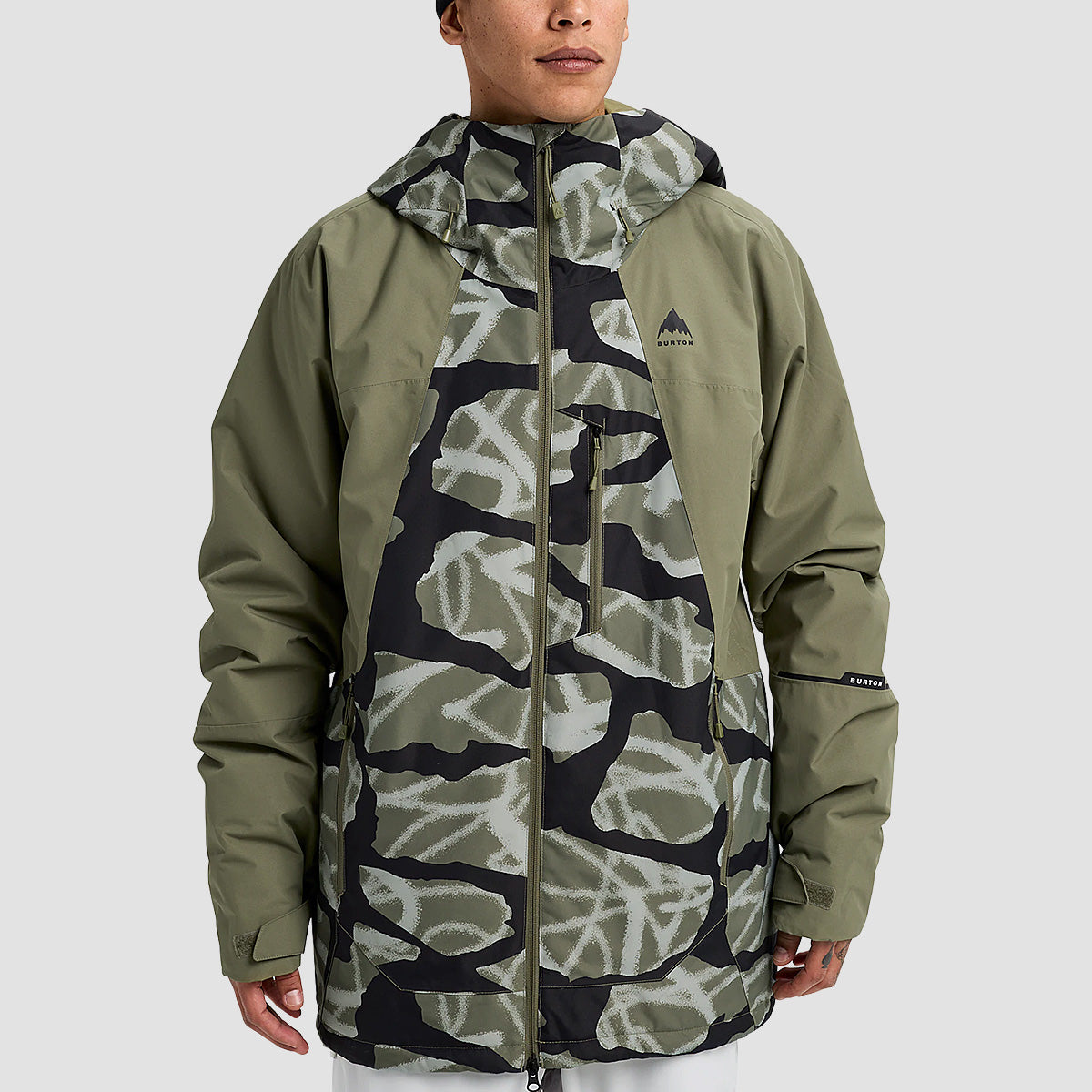 Burton Reserve 2L Insulated Snow Jacket Graffiti Camo/Forest Moss