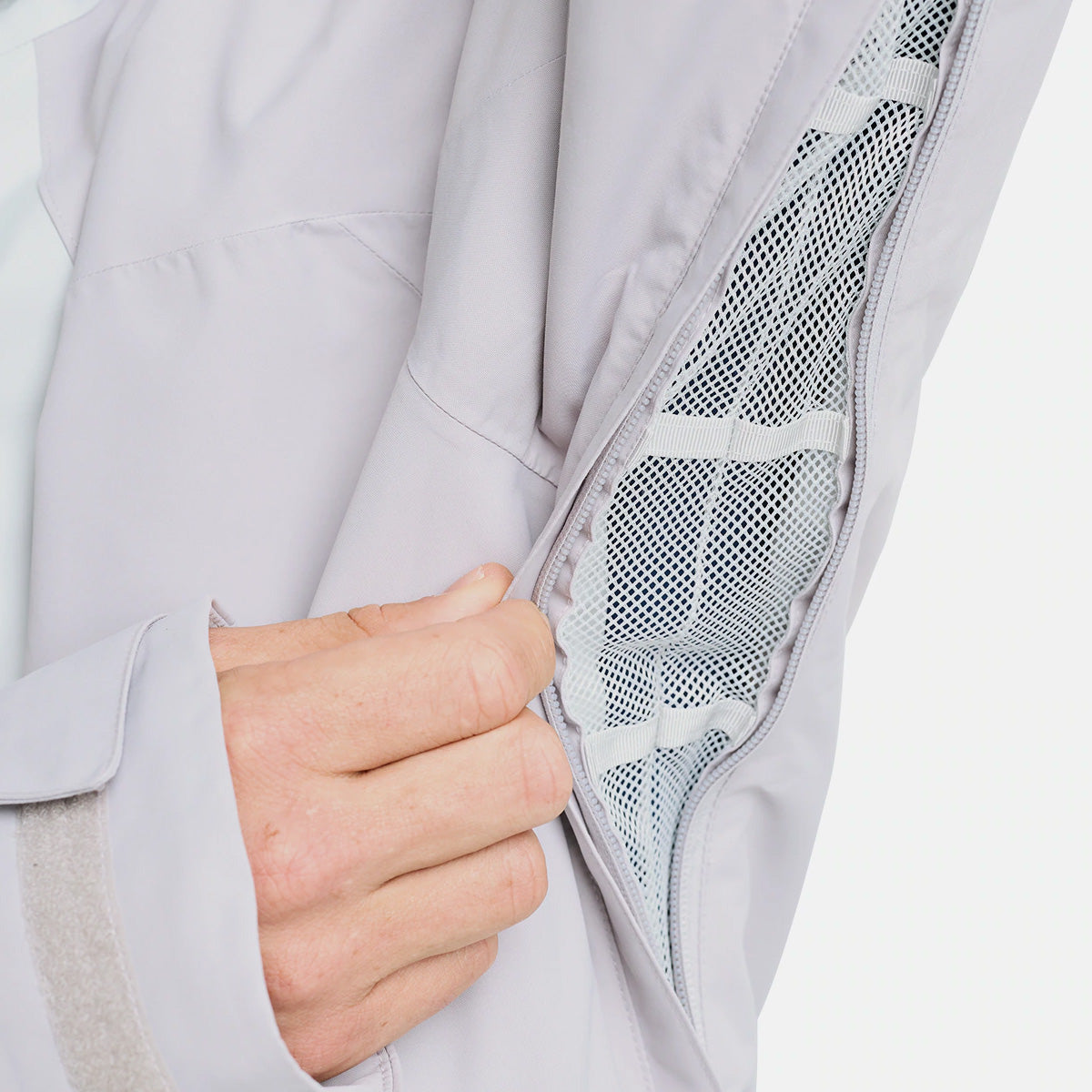 Burton Reserve 2L Insulated Snow Jacket Gray Cloud/Washed Lavender