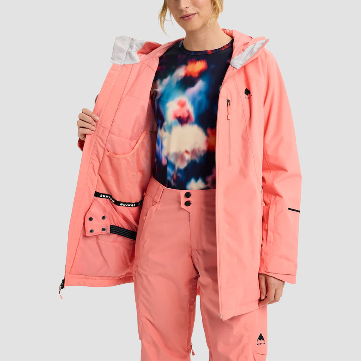 Burton Reserve 2L Insulated Snow Jacket Sunrise Coral