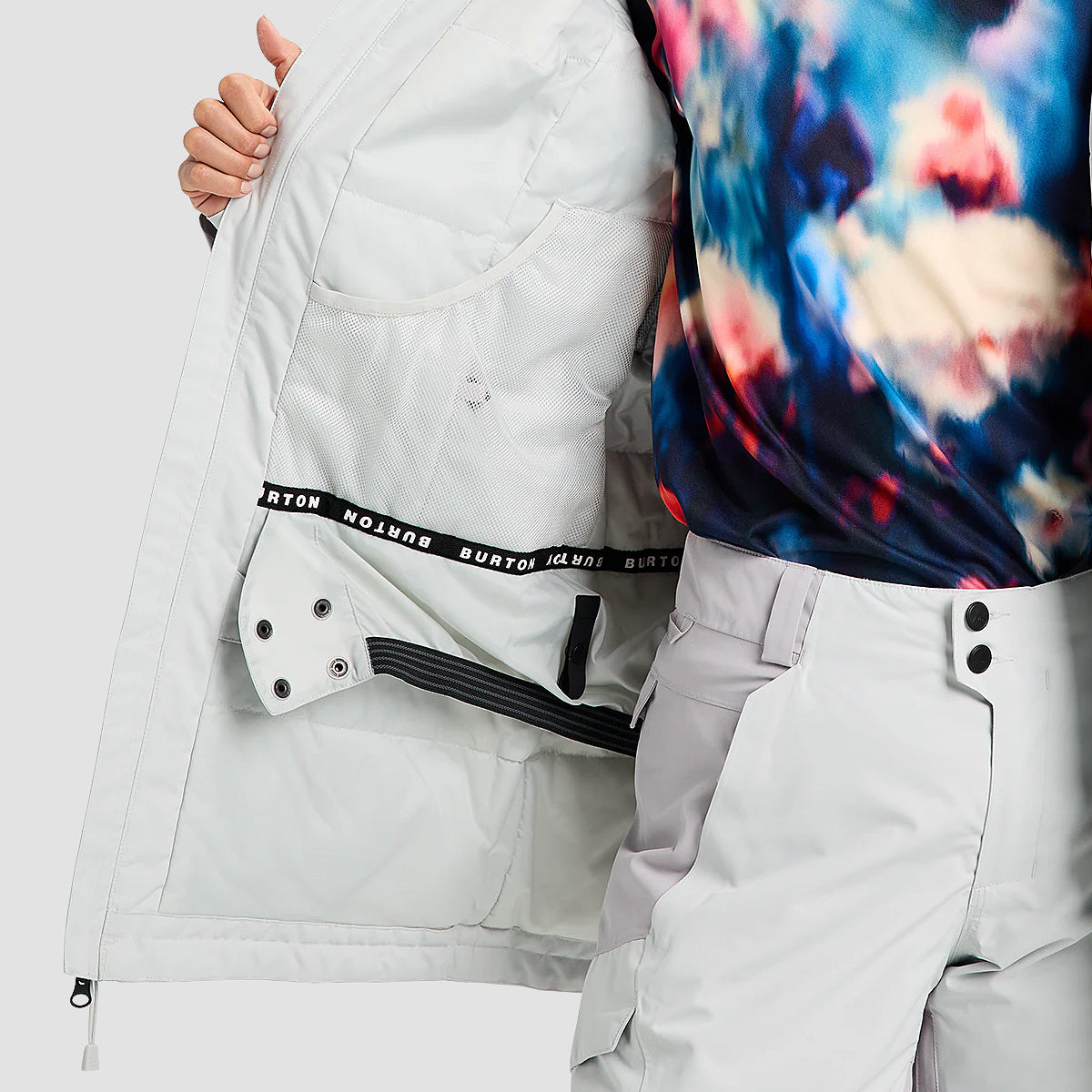 Burton Reserve 2L Insulated Snow Jacket Washed Lavender/Gray Cloud - Womens