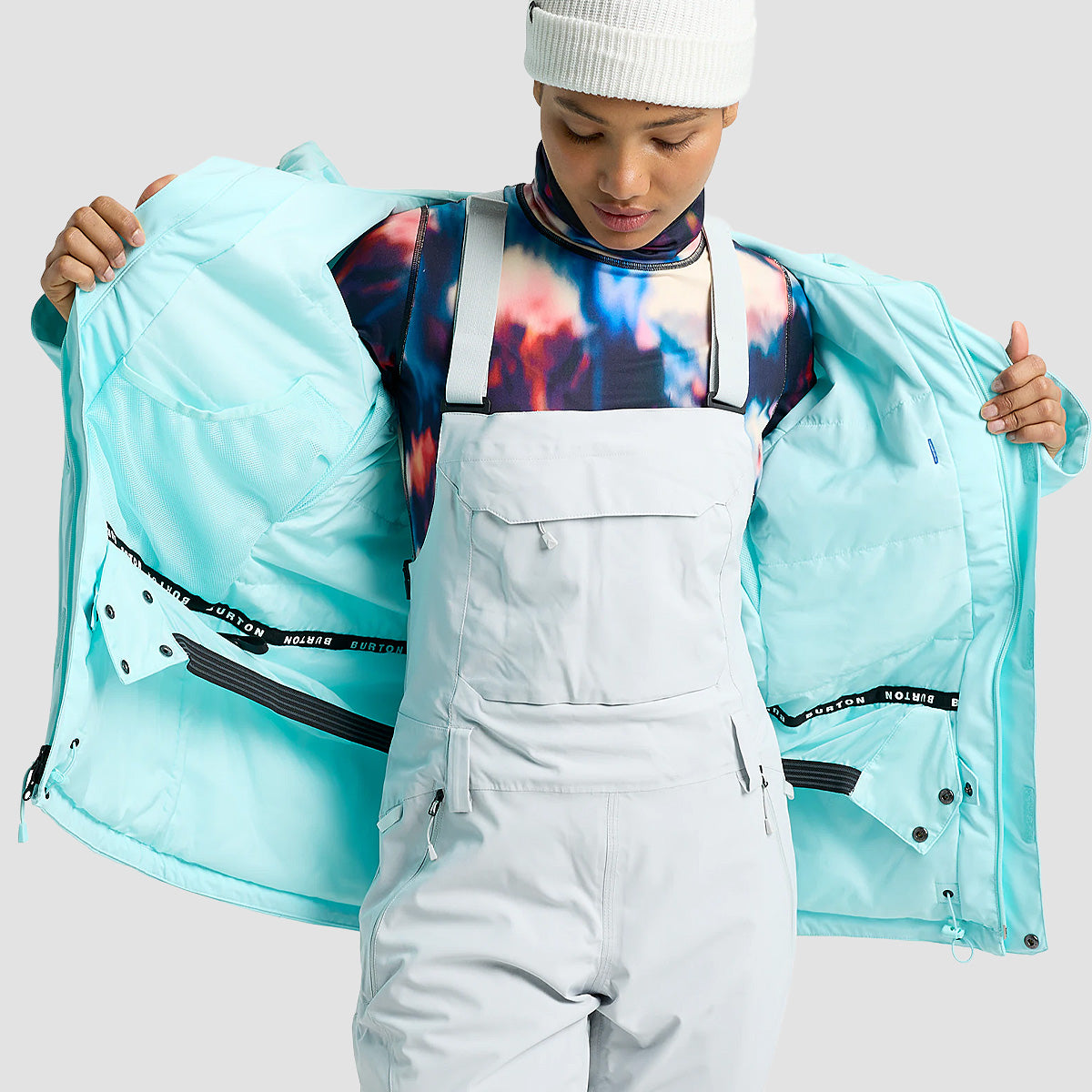 Burton Reserve 2L Insulated Stretch Slim Snow Jacket Light Teal - Womens