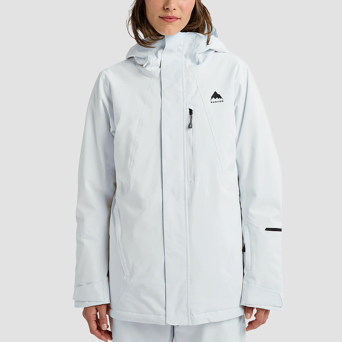 Burton Reserve 2L Insulated Stretch Slim Snow Jacket Stout White - Womens