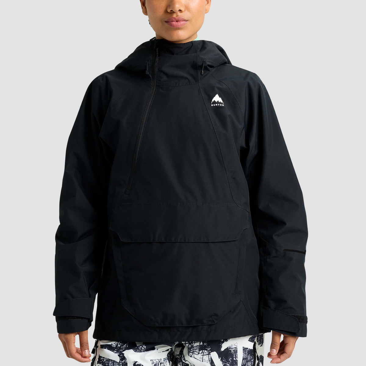 Burton Reserve 2L Relaxed Anorak Snow Jacket True Black - Womens