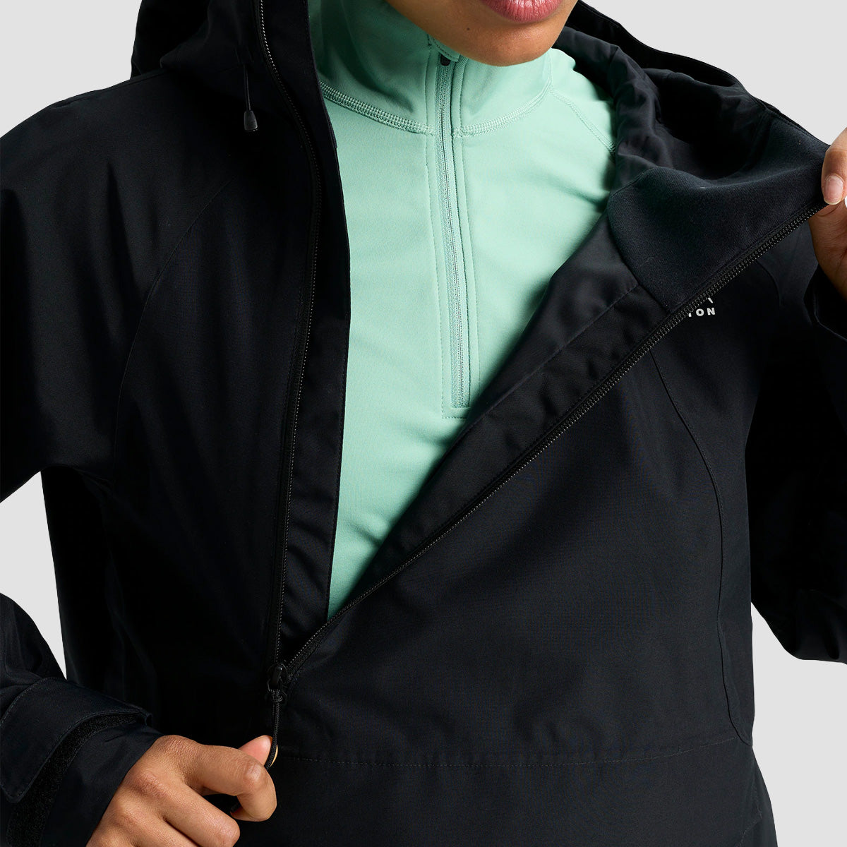 Burton Reserve 2L Relaxed Anorak Snow Jacket True Black - Womens