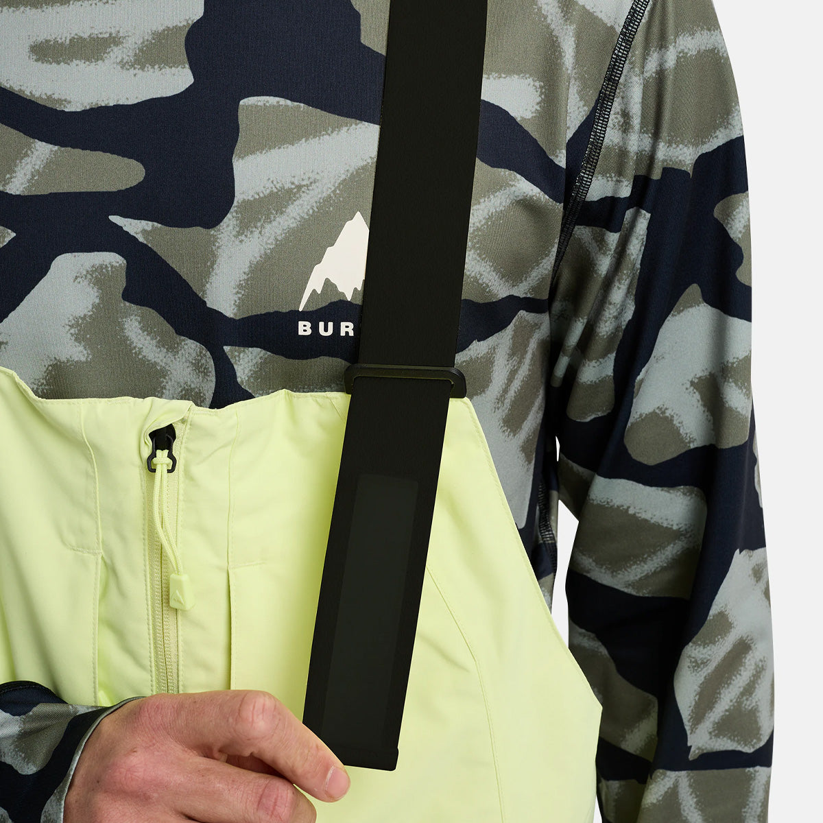 Burton Reserve 2L Relaxed Snow Bib Pants Glow Yellow Green