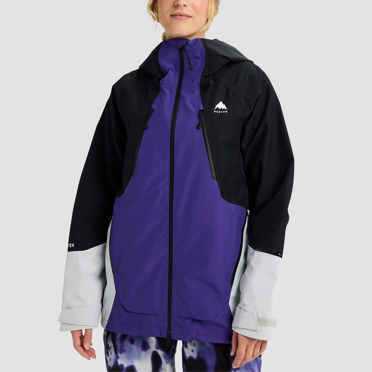 Burton Reserve GORE-TEX 2L Snow Jacket Prism Violet/True Black/Grey Cloud - Womens