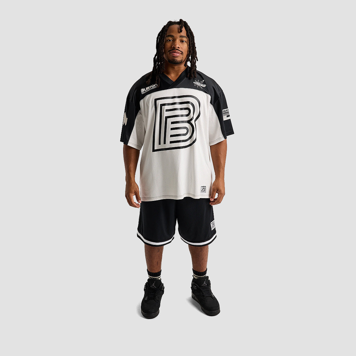 Burton X Zeb Powell Jersey T-Shirt Stout White/True Black