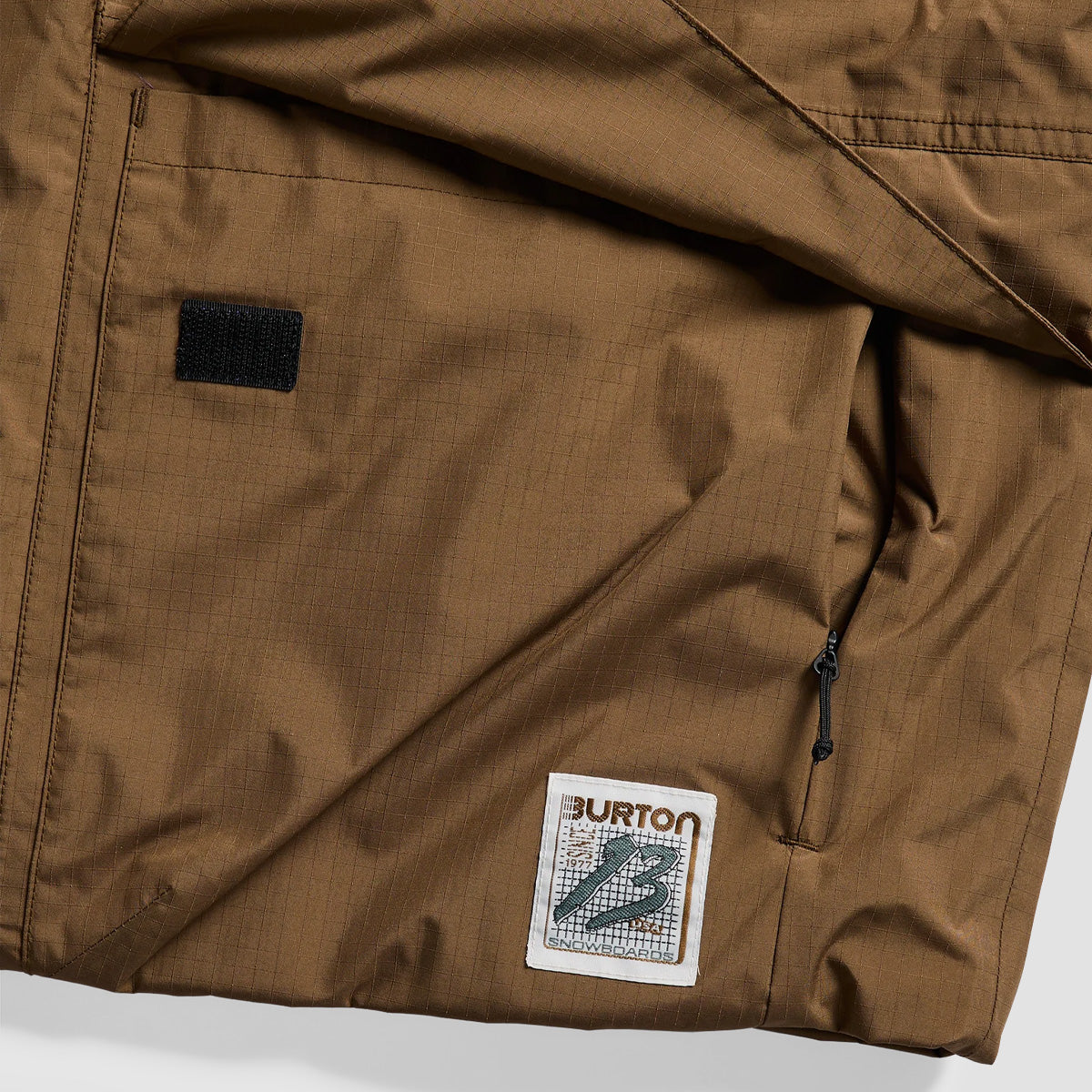 Burton X Zeb Powell Reversible Ins Vest Jacket Earth Ship Brown