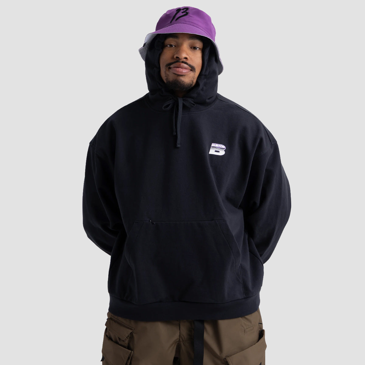 Burton X Zeb Powell Standard Pullover Hoodie True Black