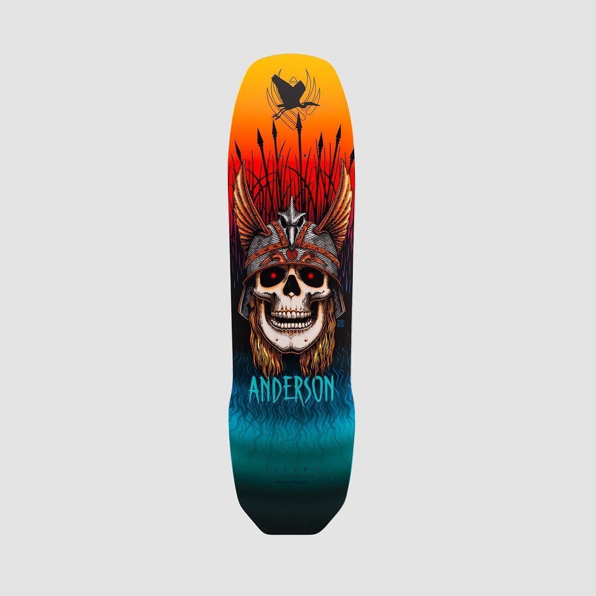 Powell Peralta Andy Anderson Heron Skull Flight 289 Skateboard Deck Multi - 8.45"