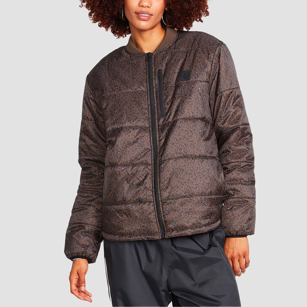 Volcom Puff Off Jacket Espresso - Womens
