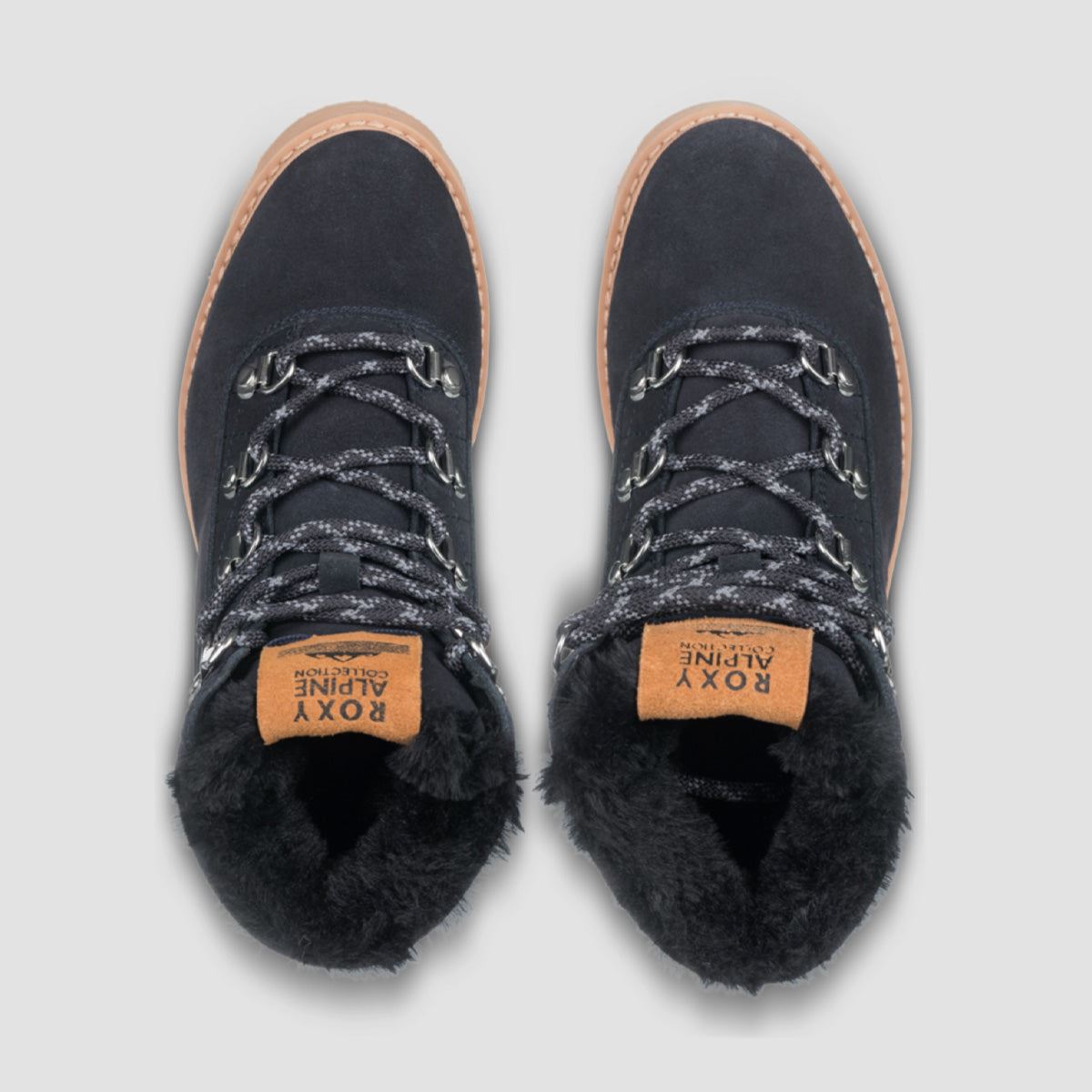 Roxy Bradie Boots - Black/Camel - Womens