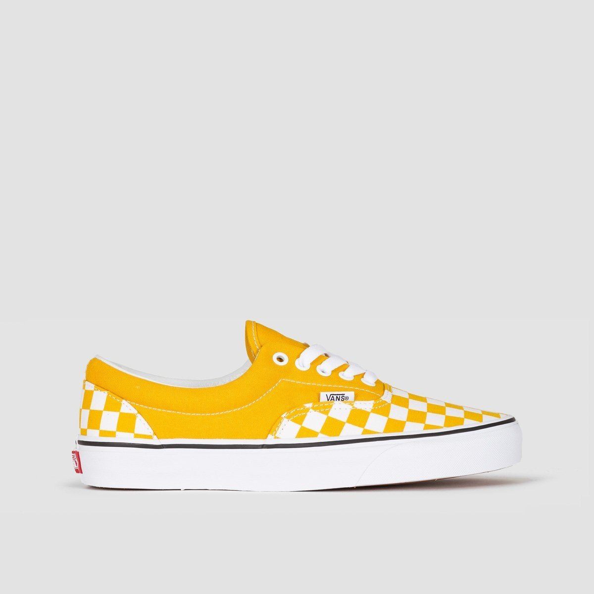 Vans Era Shoes - Checkerboard Yolk Yellow/True White