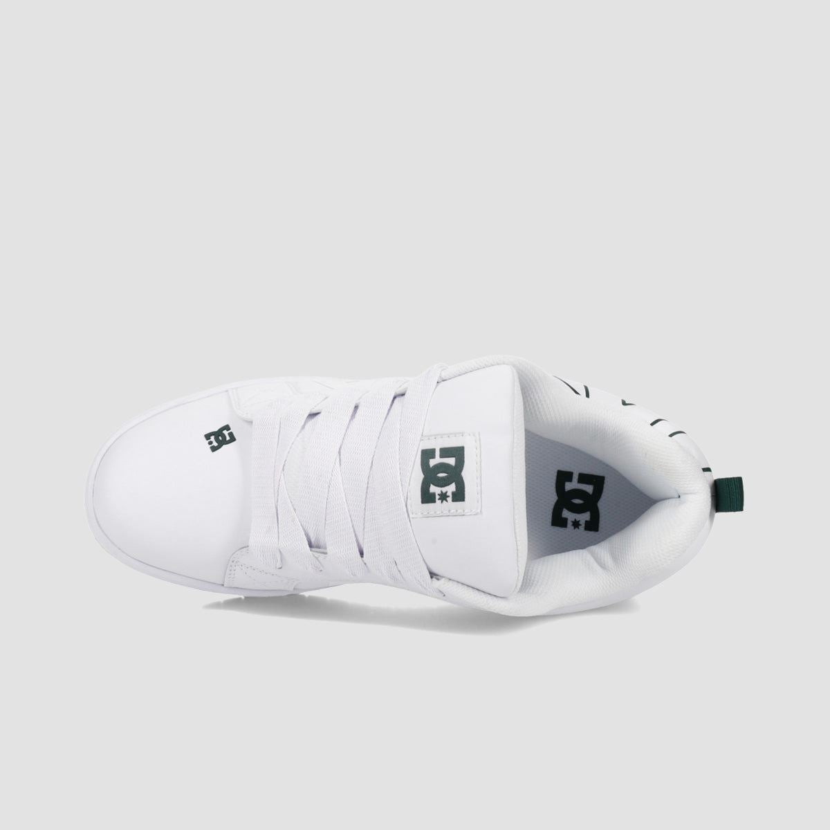 DC Court Graffik Shoes - White/Whtie/Green