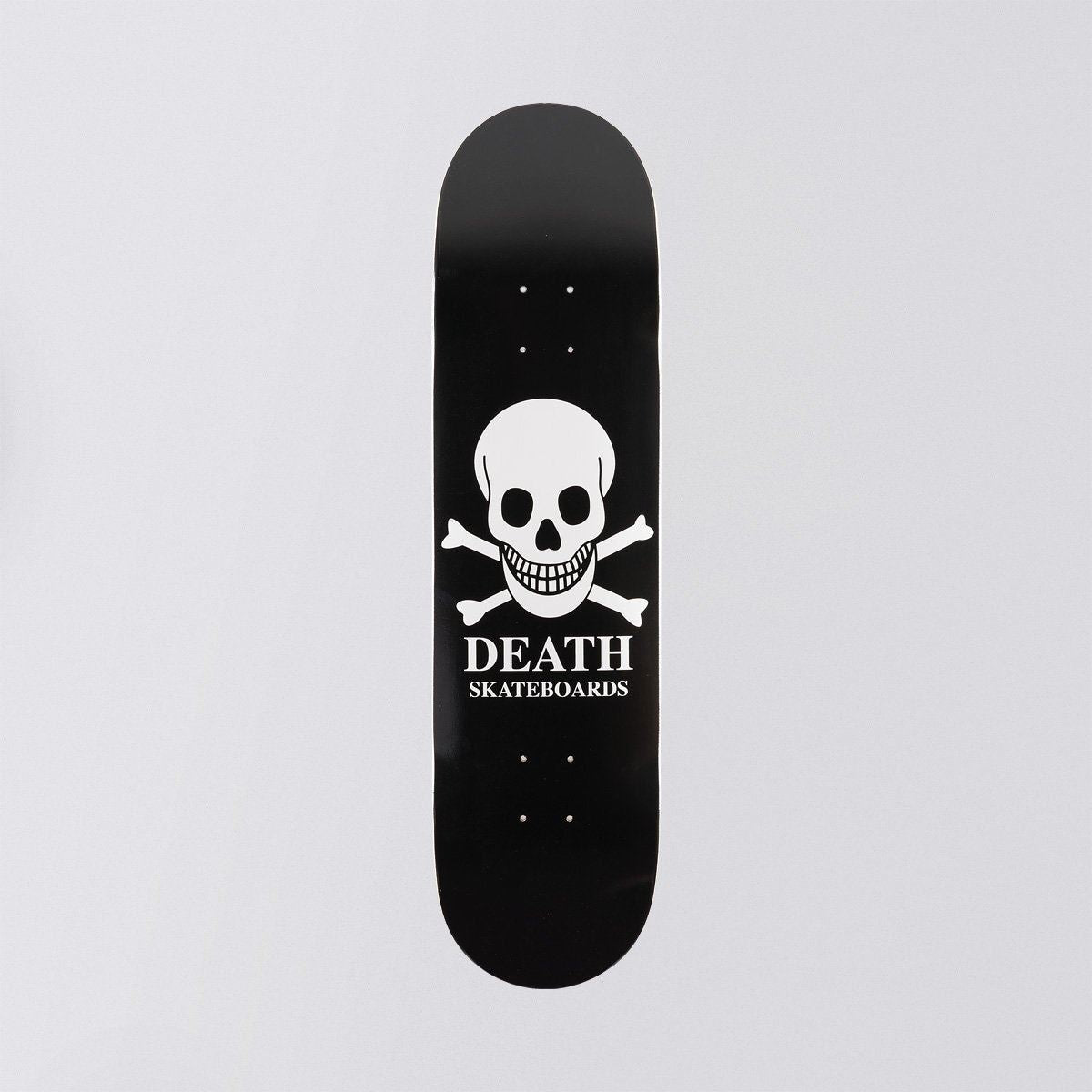 Death OG Skull Skateboard Deck Black - 8"
