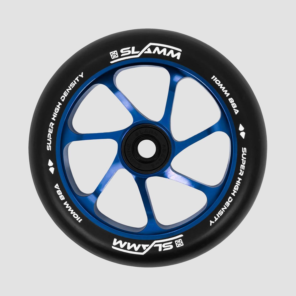Slamm Team Wheel x1 Black/Blue 110mm