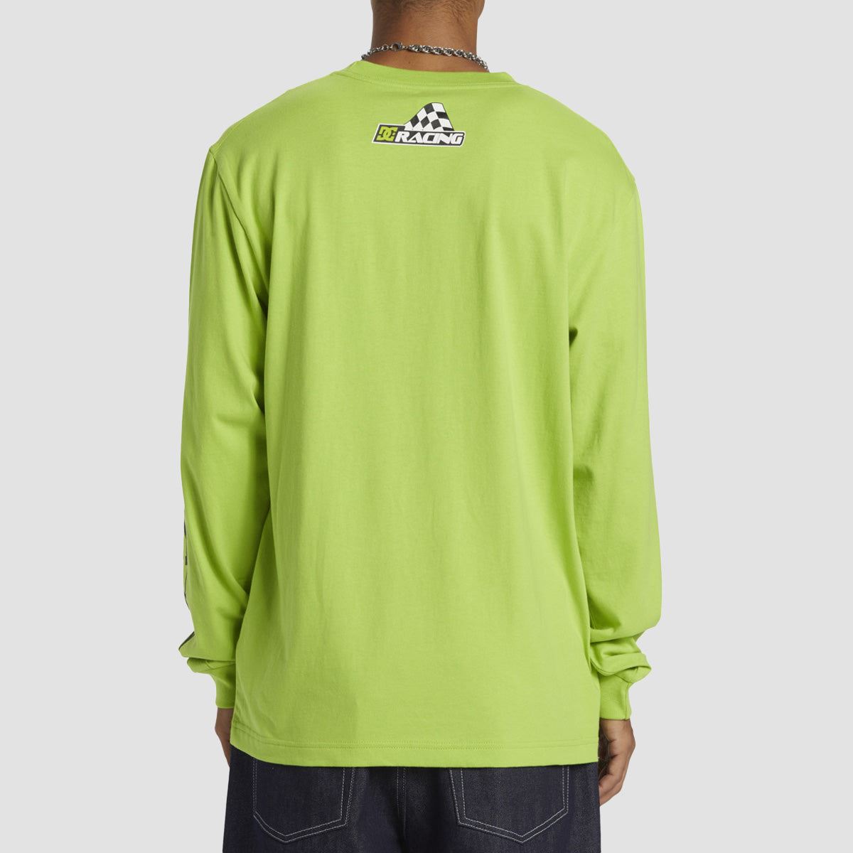 DC Drivers Club Longsleeve T-Shirt Lime Green