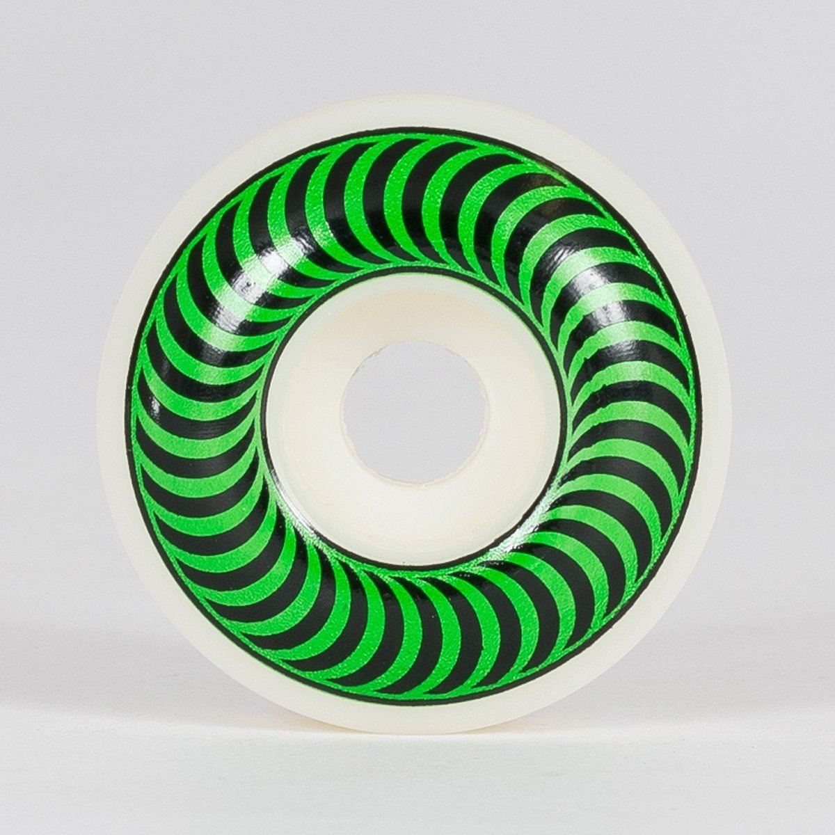 Spitfire Classic Skateboard Wheels White/Green 52mm